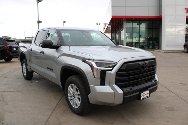 2026 Toyota Tundra SR5 in Celestial Silver Metallic — front three-quarter view