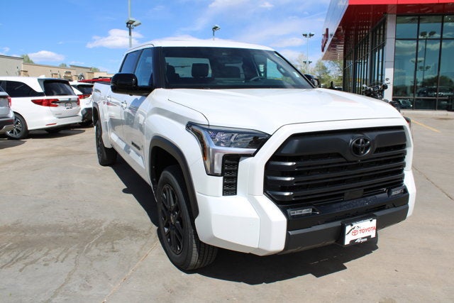 2026 Toyota Tundra Limited in Wind Chill Pearl — front three-quarter view