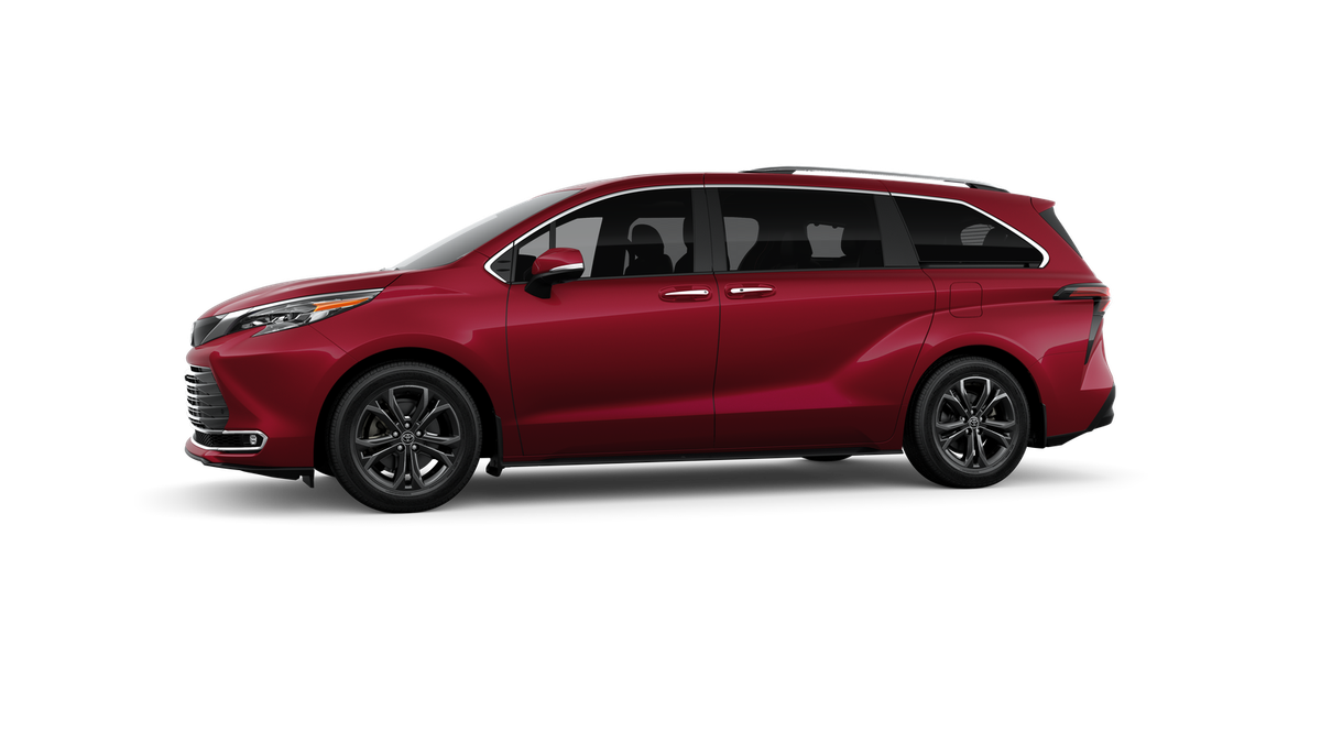 2026 Toyota Sienna — rear three-quarter view