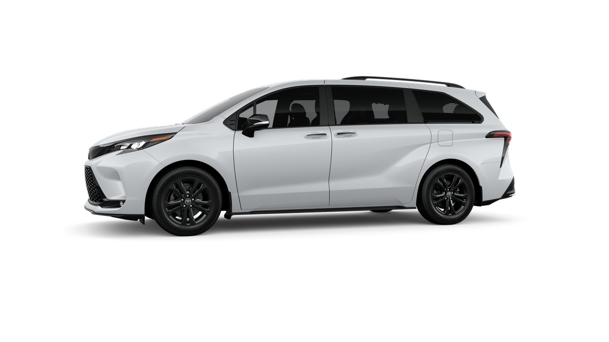 2026 Toyota Sienna — rear three-quarter view