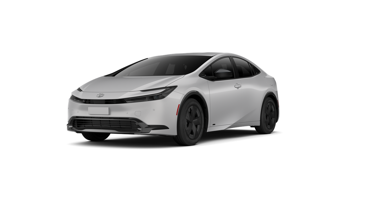 2027 Toyota Prius LE AWD in Cutting Edge — front three-quarter view